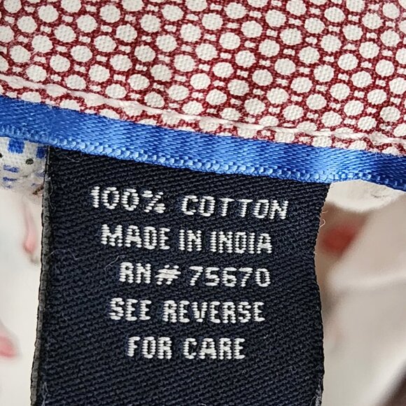 Michael Brandon Flamingo Print Cotton Slim Fit Short Sleeve Shirt - Picture 5 of 5